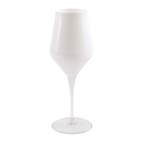 Contessa White Water Glass 9.5"H, 11 oz