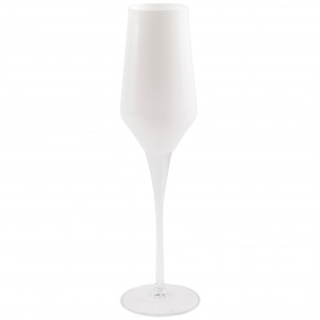 Contessa White Champagne Glass 10.25"H, 7 oz