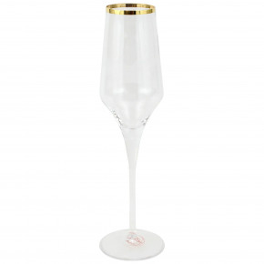 Contessa Gold Champagne Glass 10.25”H, 7 oz