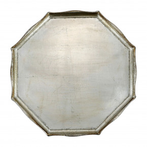 Florentine Wooden Accessories Platinum Octagonal Tray 14.5"D