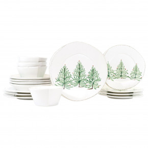 Lastra Holiday Sixteen-Piece Place Setting 6"-10.5"D