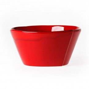 Lastra Red Stacking Cereal Bowl 6"D, 3"H