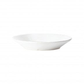 Melamine Lastra White Large Shallow Serving Bowl 11.5"D, 3"H