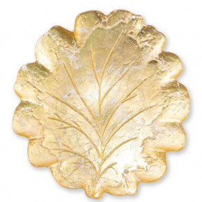 Moon Glass Leaf Platter 15.5"L, 14.5"W
