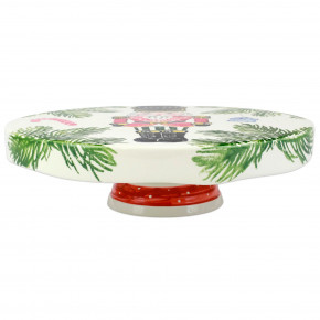 Nutcrackers Cake Stand 12.5"D, 3.5"H