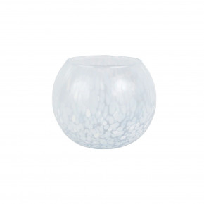 Nuvola White Small Round Vase