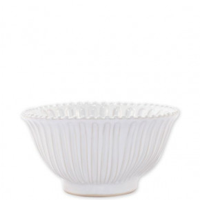Incanto Stone White Stripe Small Serving Bowl 7.5"D, 4"H