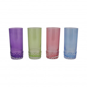Deco Assorted Tall Tumblers - Set of 4