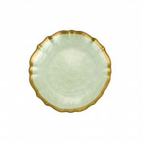 Baroque Glass Pistachio Cocktail Plate