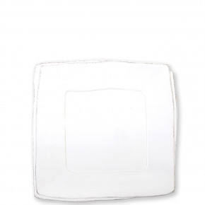 Lastra White Square Platter 13"L, 12.5"W