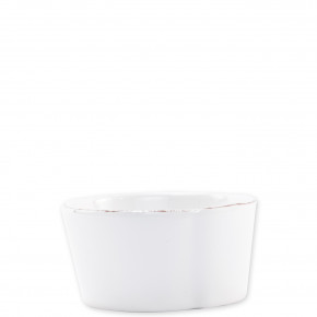 Melamine Lastra White Condiment Bowl 4"D