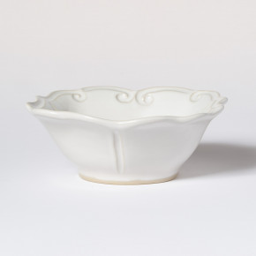 Incanto Stone White Baroque Cereal Bowl 6.5"D, 2.5"H