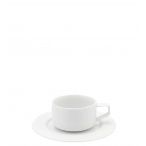 Silk Road White Coffee Cup & Saucer 13 Cl