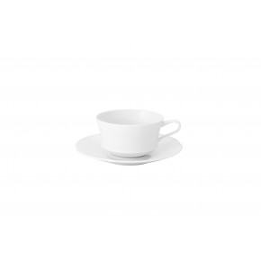 Crown White Tea Cup And Saucer