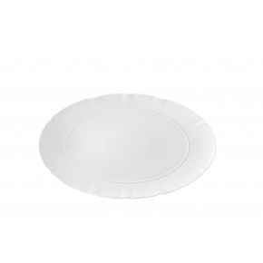 Crown White Large Oval Platter