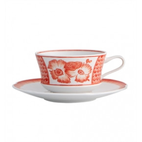 Coralina Tea Cup And Saucer, Set Of 4