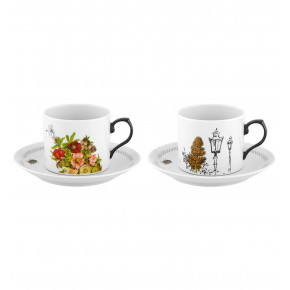 Petites Histoires Set 2 Tea Cup & Saucers