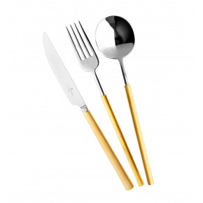 Domo Matte Gold 24 Piece Cutlery Set With Canteen