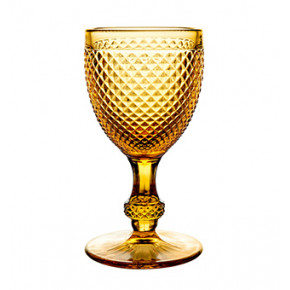 Bicos Amber Set With 4 Red Wine Goblets