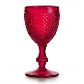 Bicos Red Set With 4 Wine Goblets