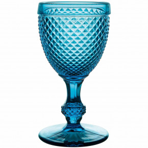 Bicos Blue Set With 4 Red Wine Goblets