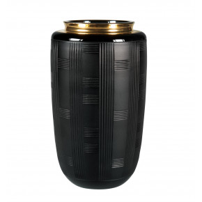 Jet Black Case With Medium Vase