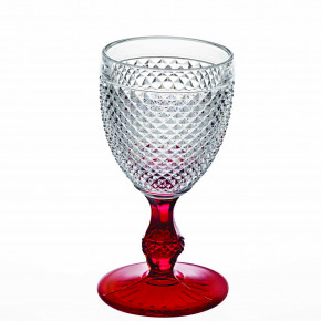 Bicos Bicolor Goblet With Red Stem
