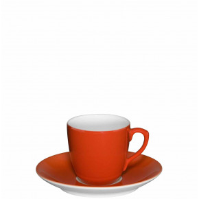 Colors Coffee Cup & Saucer Red