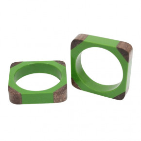 Quatro Small Green Napkin Ring