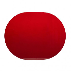 Ombre Lacquer Red Ombre 14" x 18" Oval Placemat