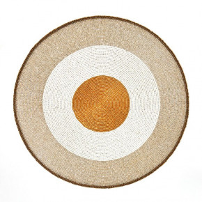 Graphic Sparkle Silver/Gold 15" Round Placemat