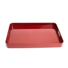 Red 16" x 24" x 2" Large Lacquer Tray