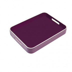 Plum 16" x 24" x 2" Large Lacquer Tray