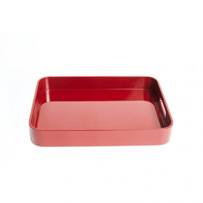 Red 12" x 16" x 2" Medium Lacquer Tray
