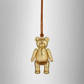 Christmas Teddy Golden Ornament