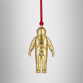 Christmas Spaceman Golden Ornament