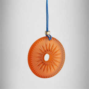 New Year Disc Firework Orange