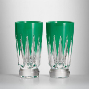 New Year Shot Glasses Firework, Set of 2 Green