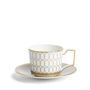 Renaissance Grey Teacup & Saucer 250ml 8.4floz