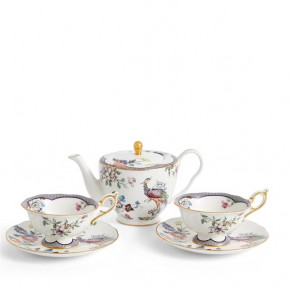 Fortune Teapot 370ml and Set of 2 Teacups & Saucers