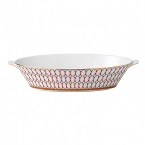Renaissance Red Oval Serving Bowl 33.9cm 13.3in