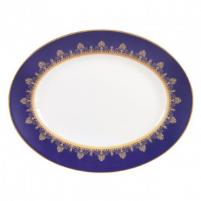 Anthemion Blue Oval Platter 13.75" (Special Order)