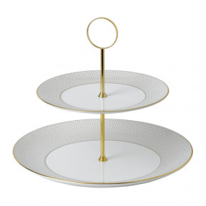 Gio Gold 2 Tier Cake Stand
