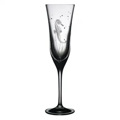 Pacifica Champagne Flute Seahorse Clear (Special Order)