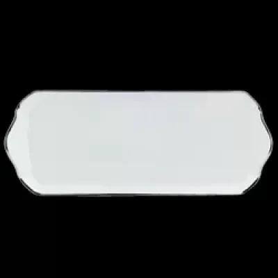 Orsay White/Gold Oblong Cake Platter 39 Cm