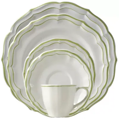 Filet Green Canape Plate 6 1/2" Dia