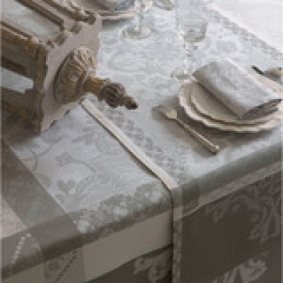 Azulejos Grey Table Linens