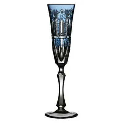 Athens Sky Blue Champagne Flute