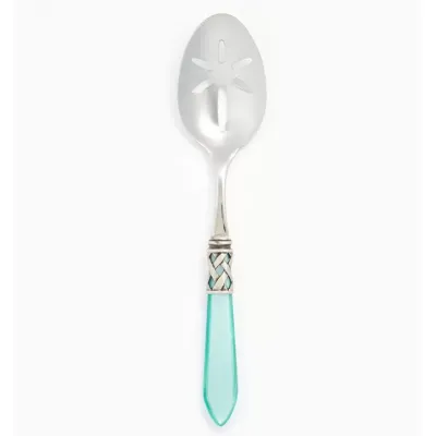 Aladdin Antique Aqua Slotted Serving Spoon