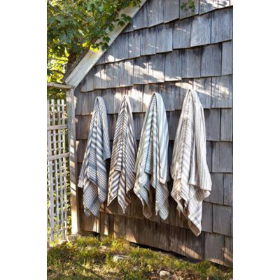 Rugby Stripe Denim Throw One Size